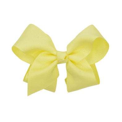Lemon bow. Size: 100mm x 80mm (approx 3 1/2 inches).