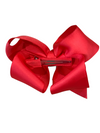 Red bow. Size: 100mm x 80mm (approx 3 1/2 inches). Ribbon width: 37mm.