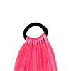 Jumbo Hair Braid on Elastic (BEFTB004 - Hot Pink, Light Pink, Aqua and Purple)