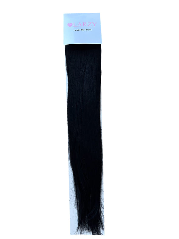 Jumbo hair braid in black