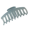 Translucent large hair claw in sky blue colour made with acrylic material.