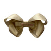 Gold ribbon bow. Size: 100mm x 60mm (approx. 3 1/2 inches) Ribbon width: 25 mm.
