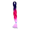 Jumbo Hair Braid in Pale Pink, Hot Pink and Purple