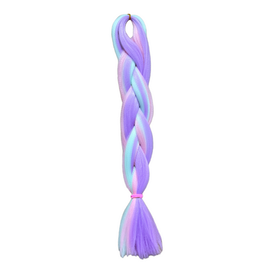 Jumbo hair braid in blue, light Blue, light spearmint and white – Larzy Pty  Ltd