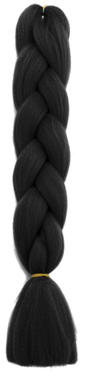 Jumbo hair braid in  dark brown. Measurements: Each strand is 48 inches long. 